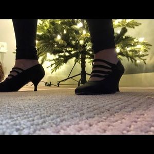 Chanel evening satin heels